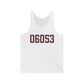 06053 New Britain Connecticut Zip Code Unisex Jersey Tank Top