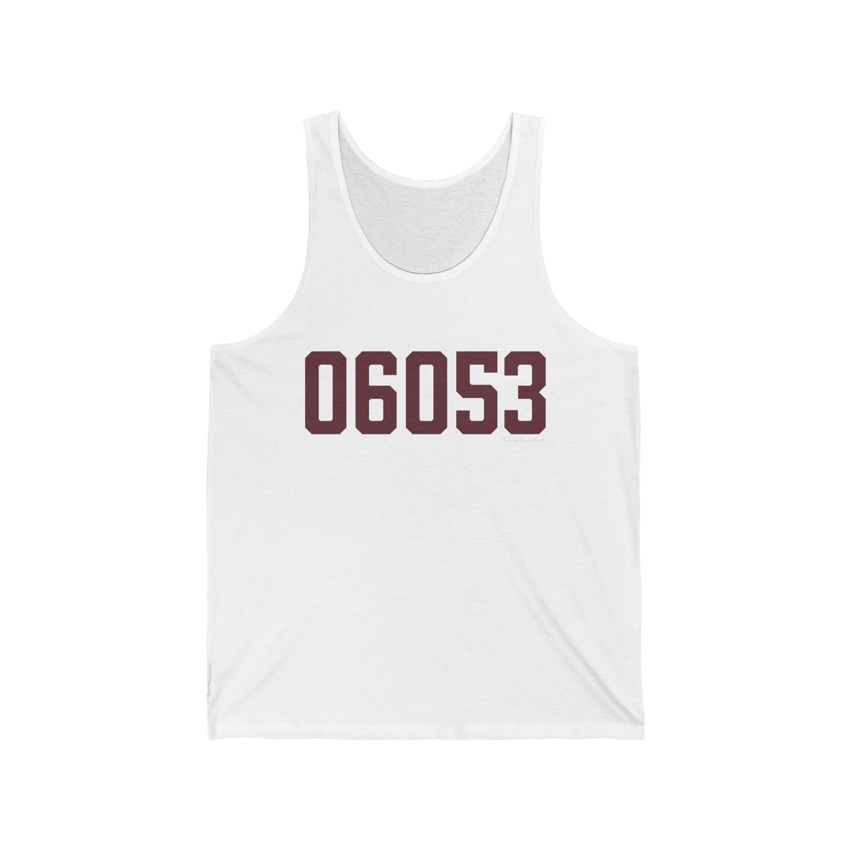 06053 New Britain Connecticut Zip Code Unisex Jersey Tank Top