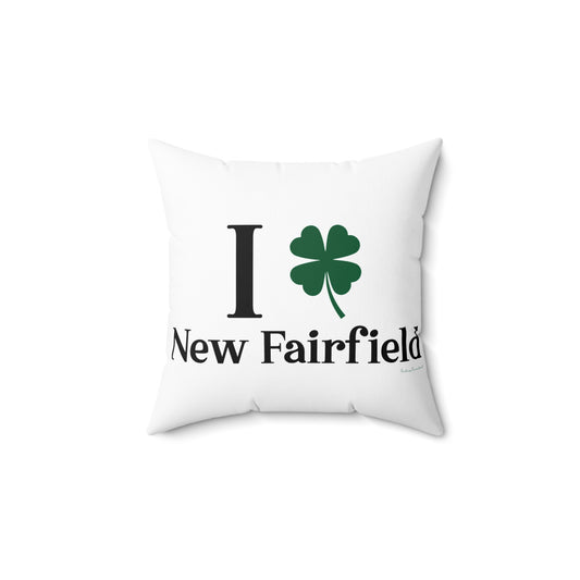 I Clover New Fairfield Spun Polyester Square Pillow