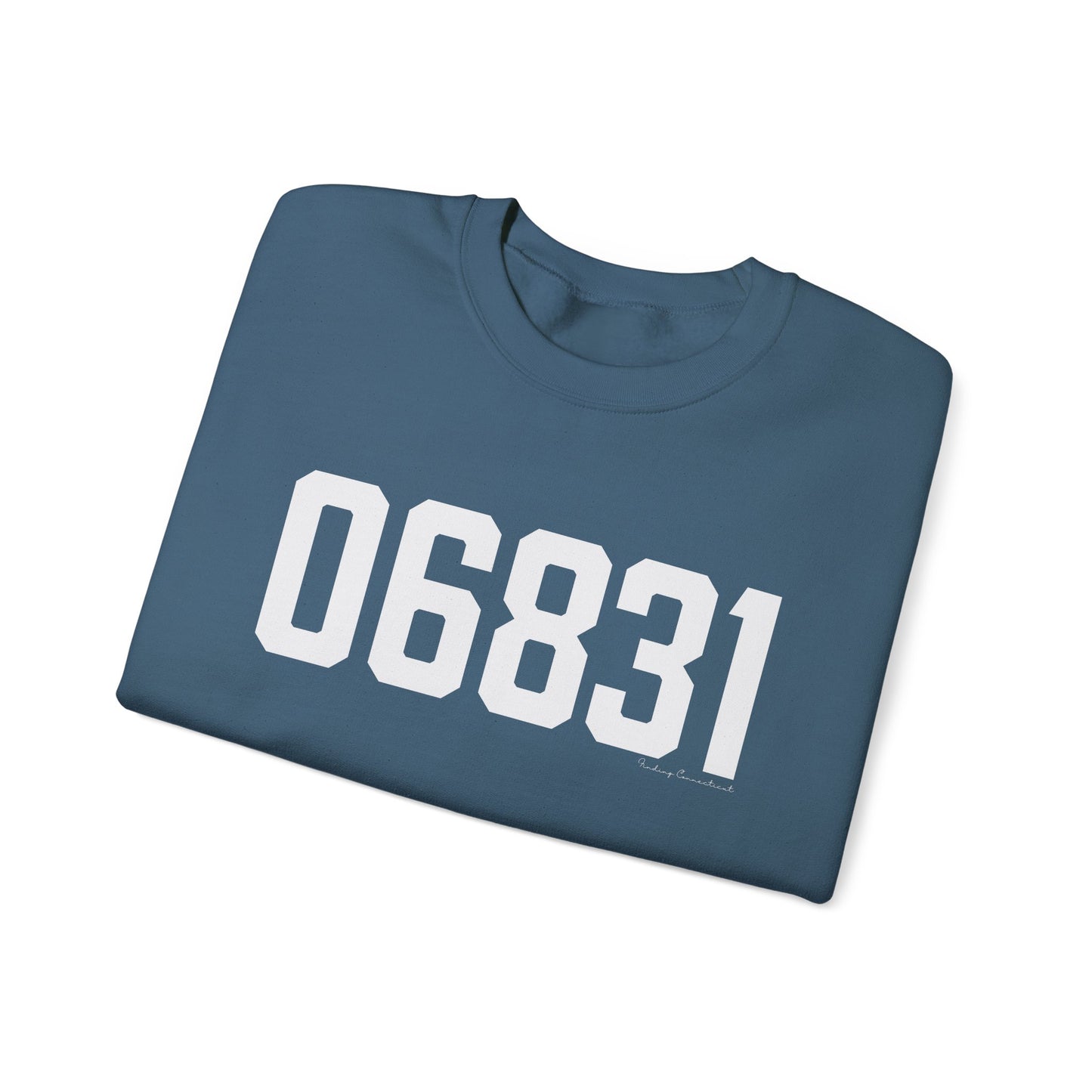 06831 - Greenwich CT Zip Code Unisex Heavy Blend™ Crewneck Sweatshirt