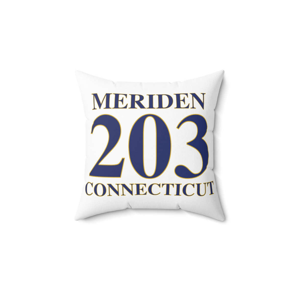 Meriden 203 Connecticut Polyester Square Pillow