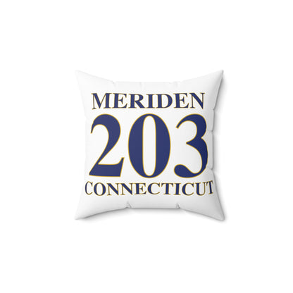 Meriden 203 Connecticut Polyester Square Pillow