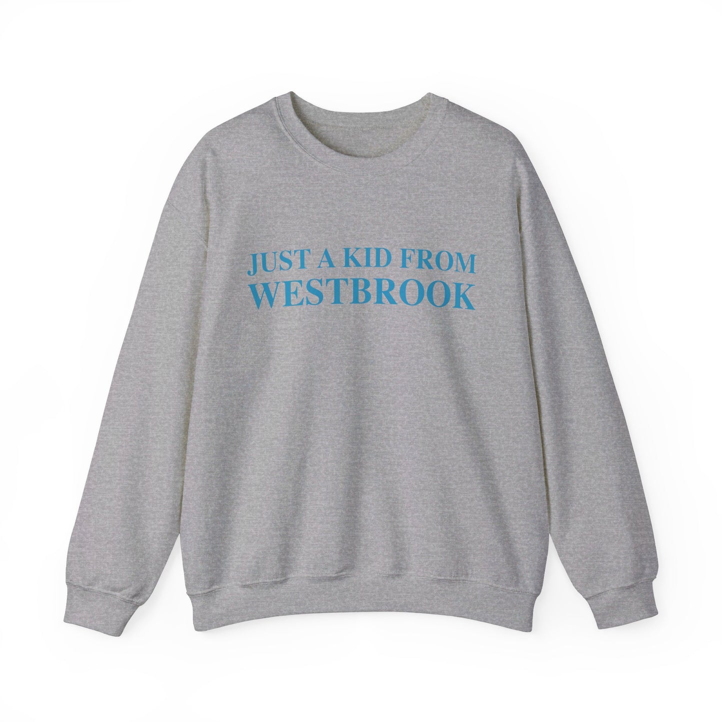 Just a kid from Westbrook Unisex Heavy Blend™ Crewneck Sweatshirt