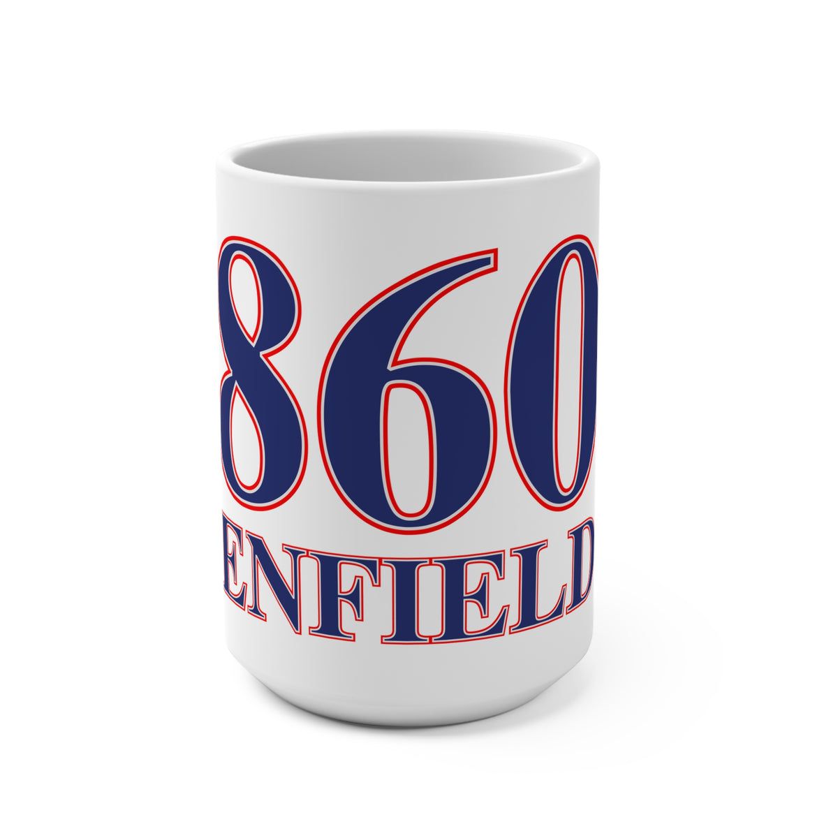 860 Enfield Red, White & Blue Mug 15oz