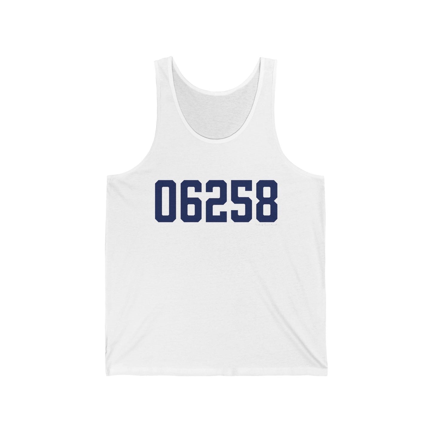 06258 Pomfret Connecticut Zip Code Unisex Jersey Tank Top
