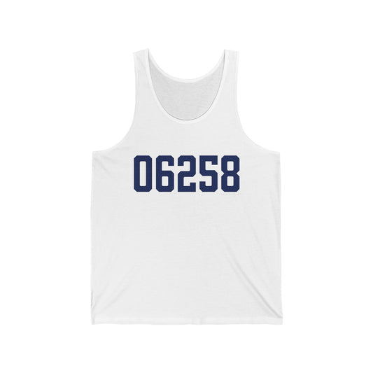 06258 Pomfret Connecticut Zip Code Unisex Jersey Tank Top