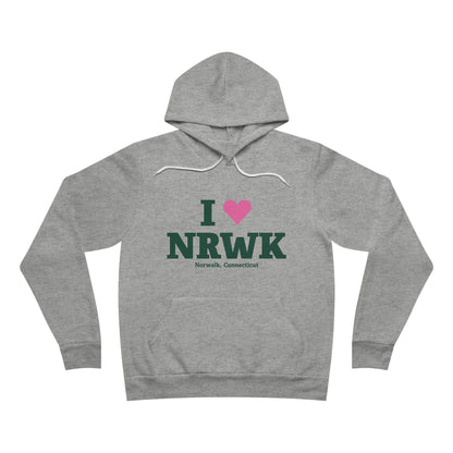 I Heart NRWK Unisex Sponge Fleece Pullover Hoodie