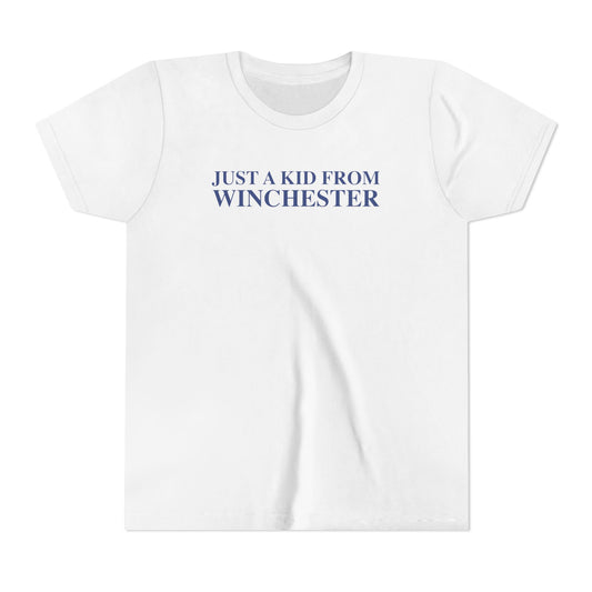 Just a kid from Winchester Youth Short Sleeve T-Shirt