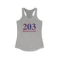 203 Bridgeport Red, White & Blue Women's Ideal Racerback Tank Top