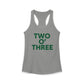 Two O’ Three Women's Ideal Racerback Tank Top Lucky Green – St. Patrick’s Day