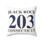Black Rock 203 Connecticut  Spun Polyester Square Pillow