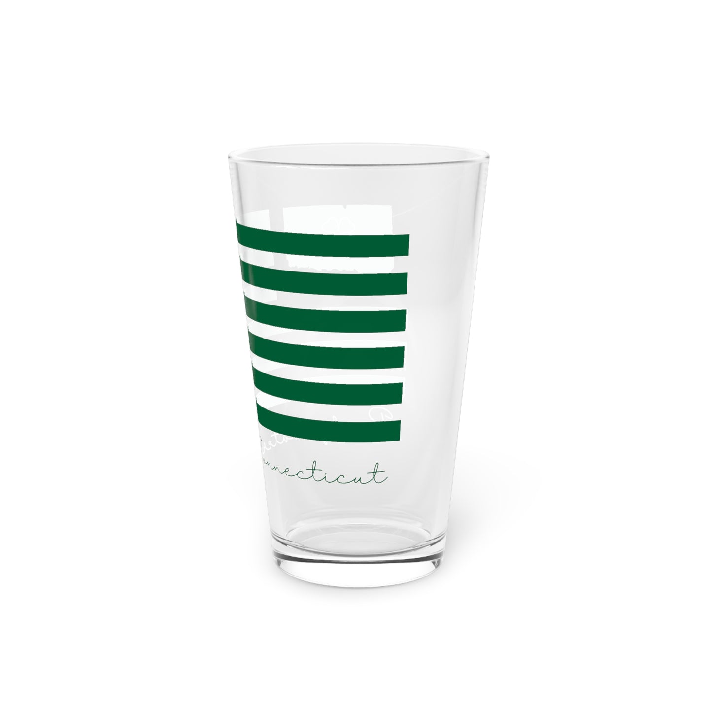 Bridgewater Connecticut St. Patrick’s Day Flag Pint Glass, 16oz