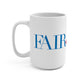 41 Tilt Fairfield Mug 15oz