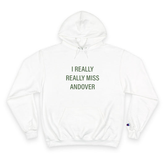 I Really Really Miss Andover Champion Hoodie