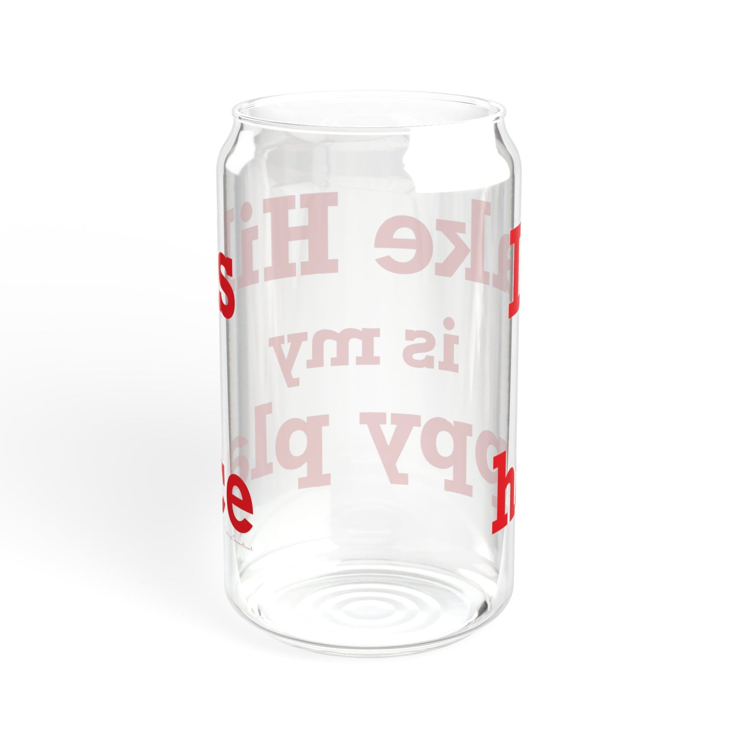 Lake Hills is My Happy Place Sipper Glass, 16oz