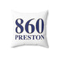 860 Preston Spun Polyester Square Pillow