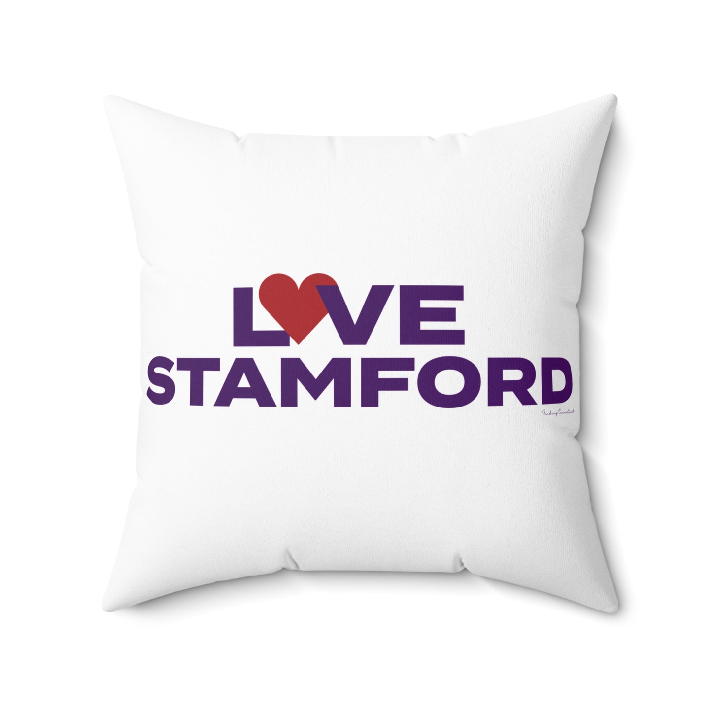 Love Stamford Spun Polyester Square Pillow