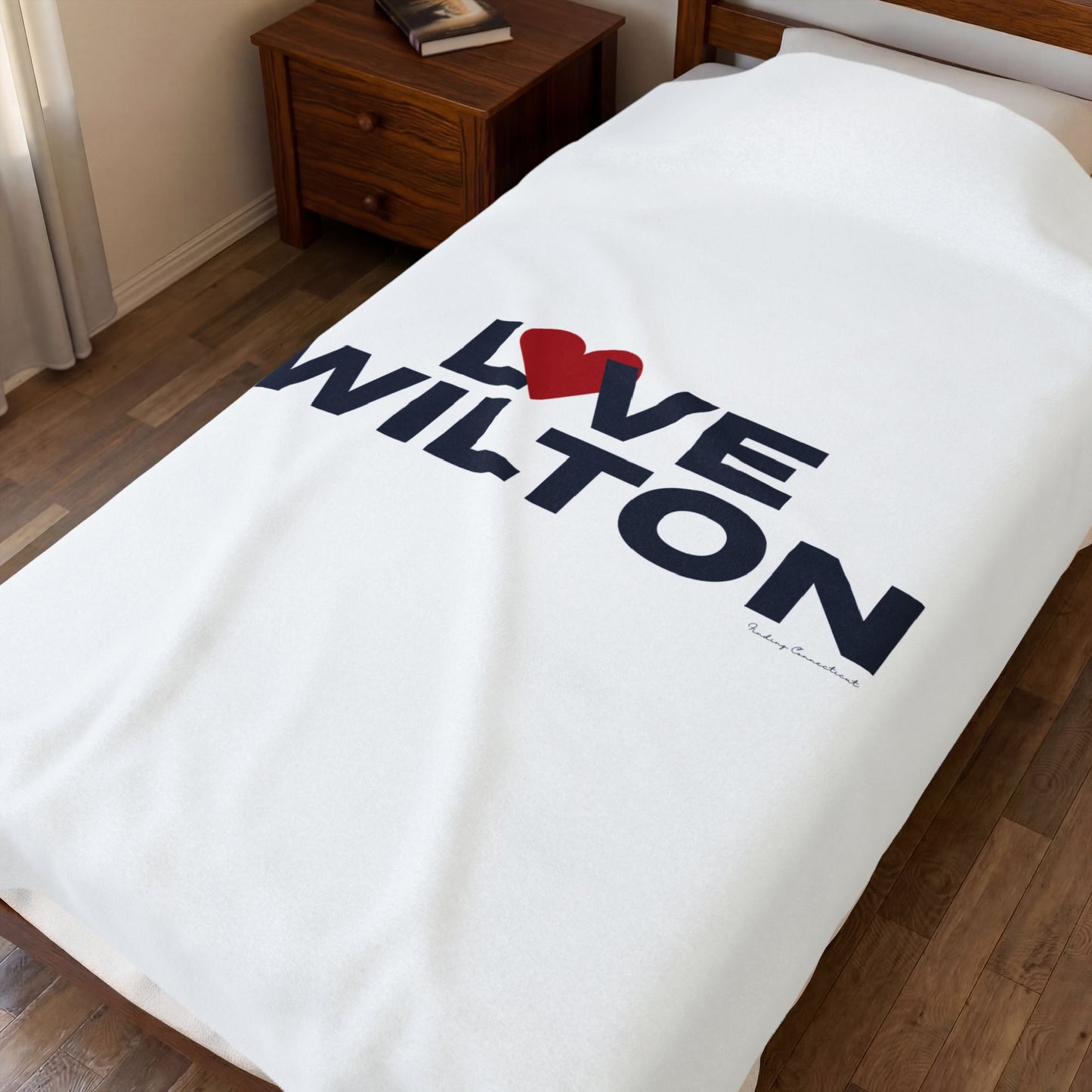 Love Wilton Velveteen Plush Blanket