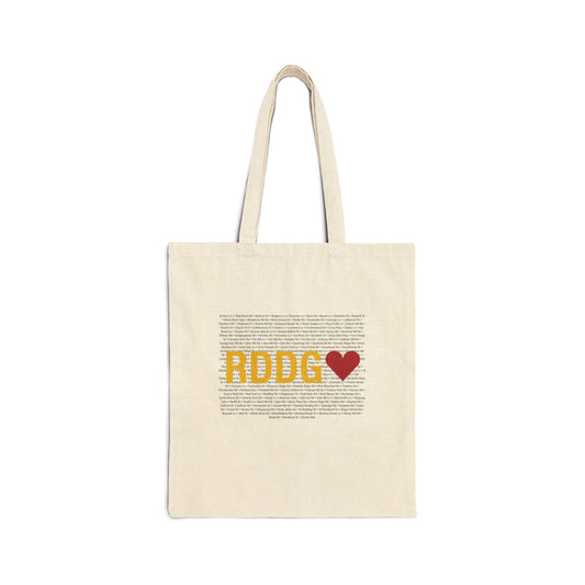 Redding Love  Cotton Canvas Tote Bag