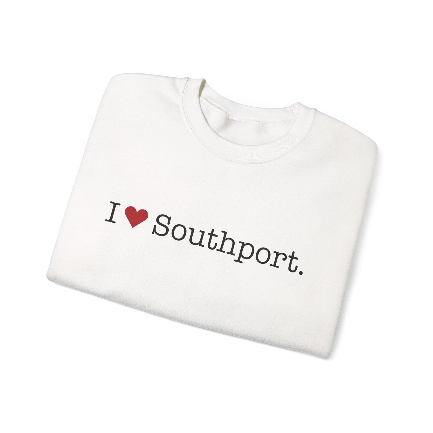I Heart Southport. Unisex Heavy Blend™ Crewneck Sweatshirt