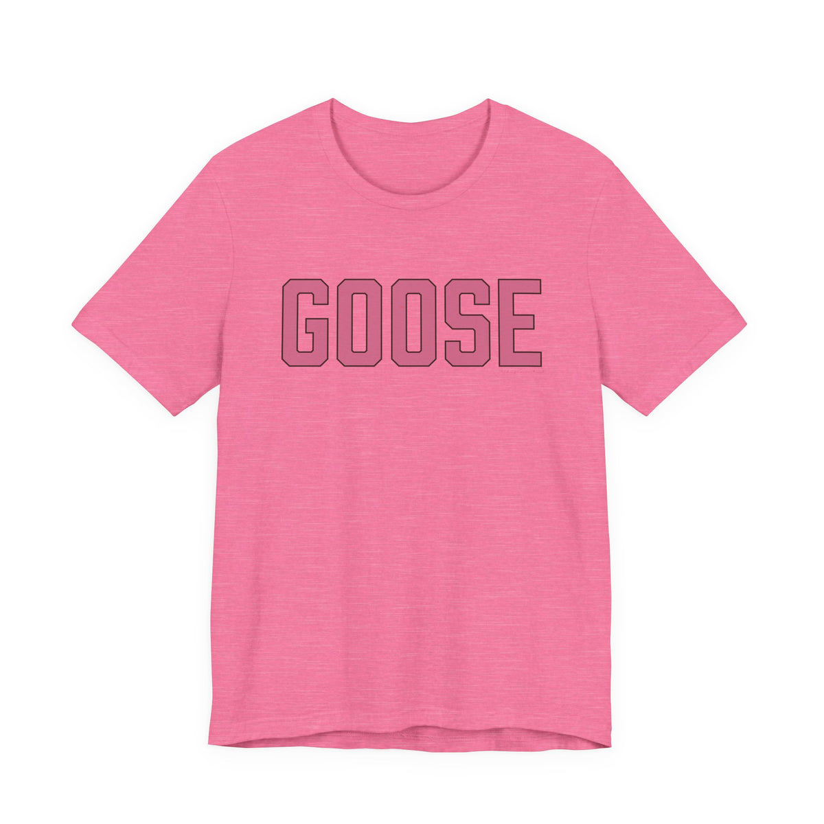 Goose Zip Code Pink & Black Unisex Jersey Short Sleeve T-Shirt