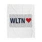 Wilton Love Velveteen Plush Blanket