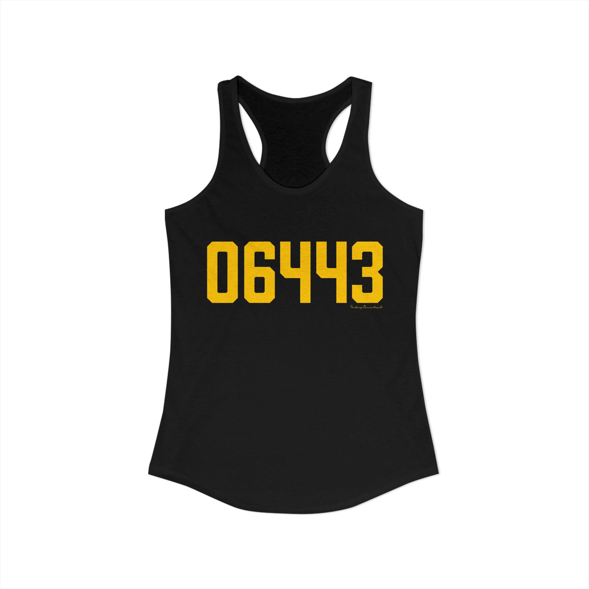 06443 Madison Connecticut Zip Code Women's Ideal Racerback Tank Top