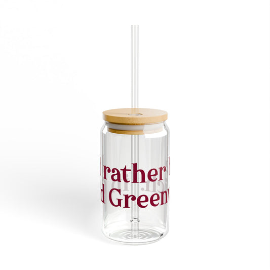I’d rather be in Old Greenwich Sipper Glass, 16oz