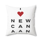 New Canaan Vision Spun Polyester Square Pillow