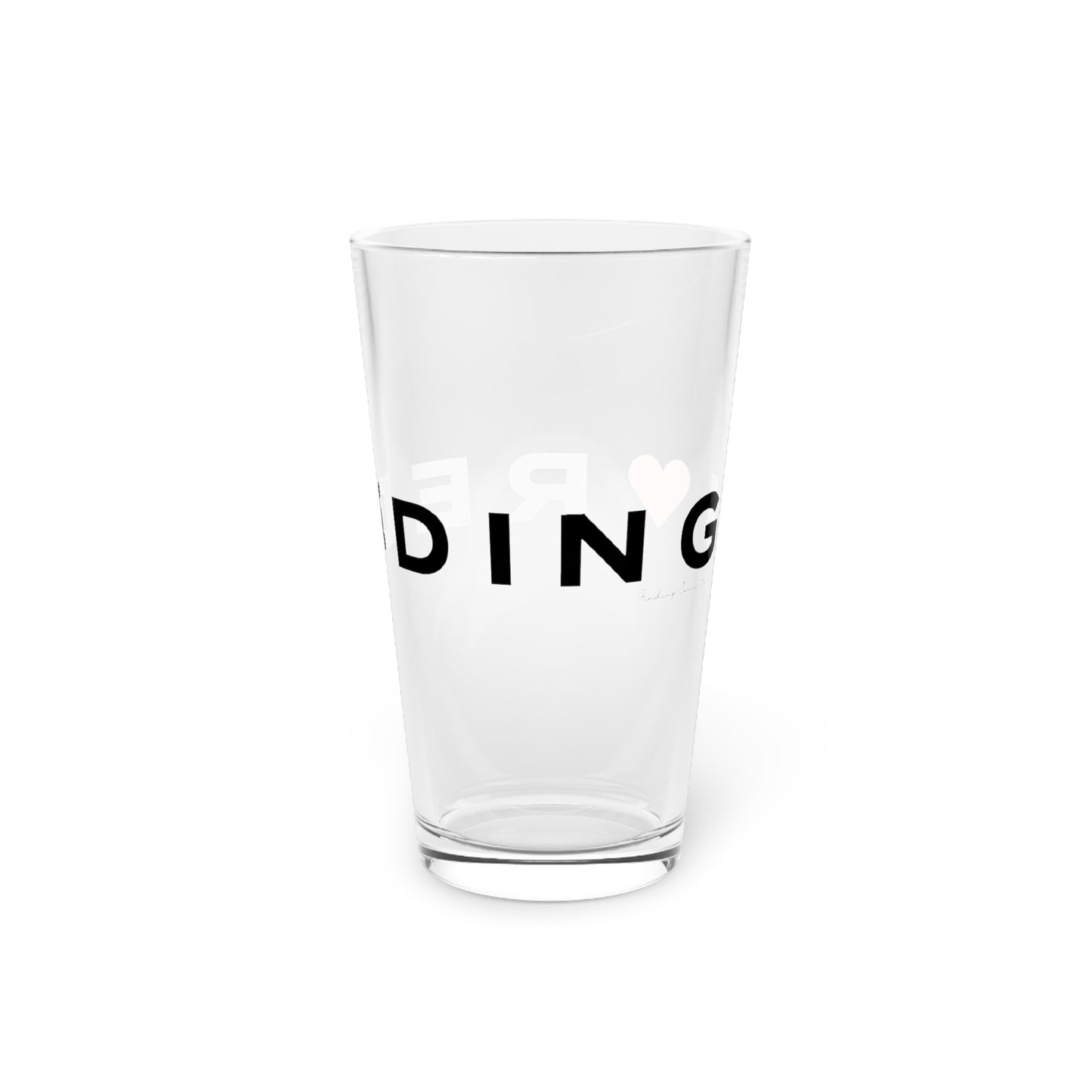Redding Vision Pint Glass, 16oz