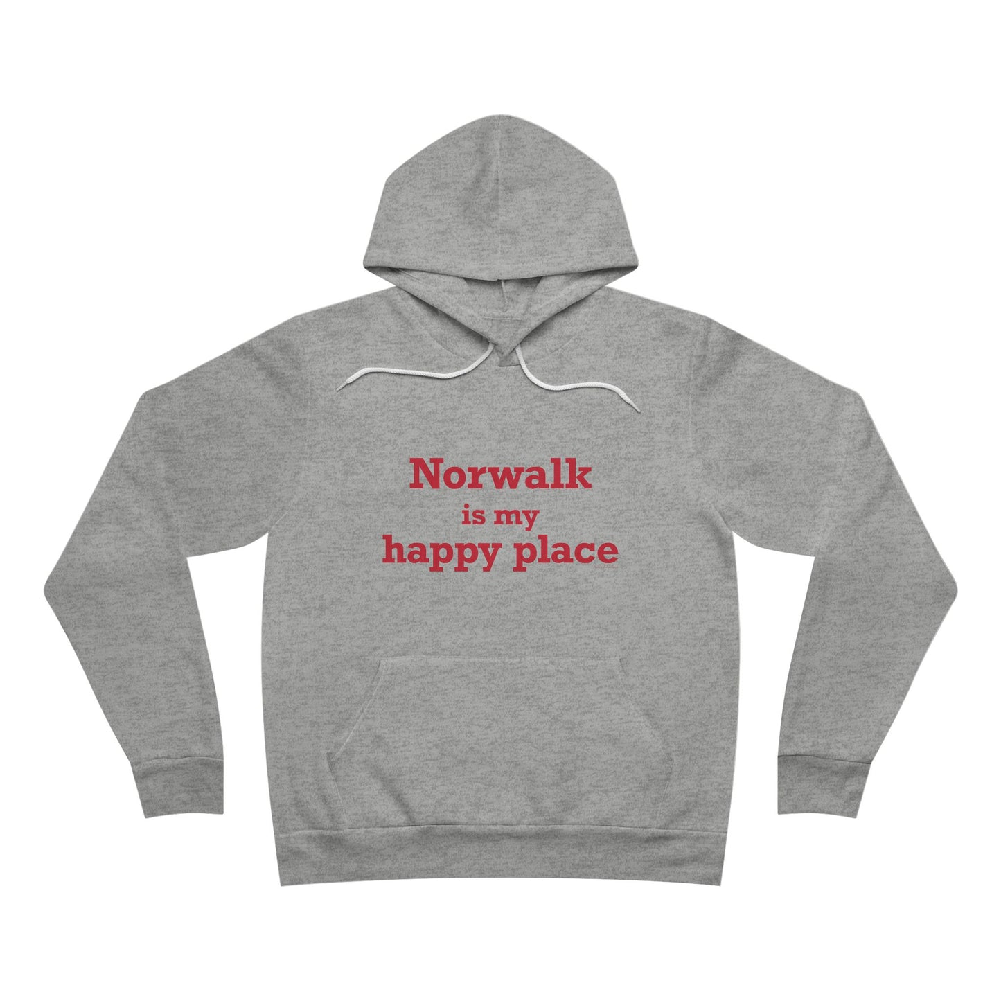 Norwalk is my Happy Place Unisex Sponge Fleece Pullover Hoodie