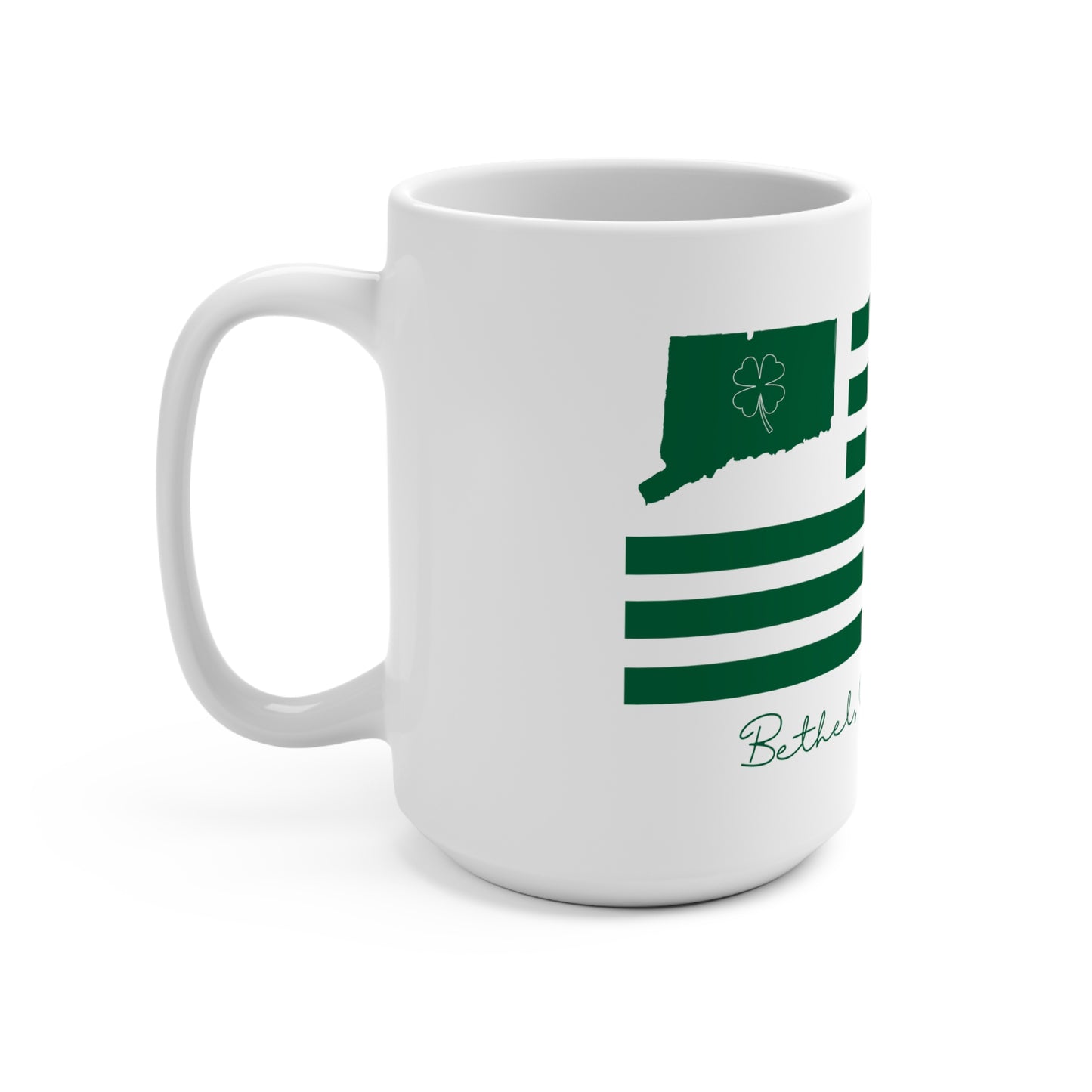 Bethel Connecticut St Patrick’s Day Flag Mug 15oz