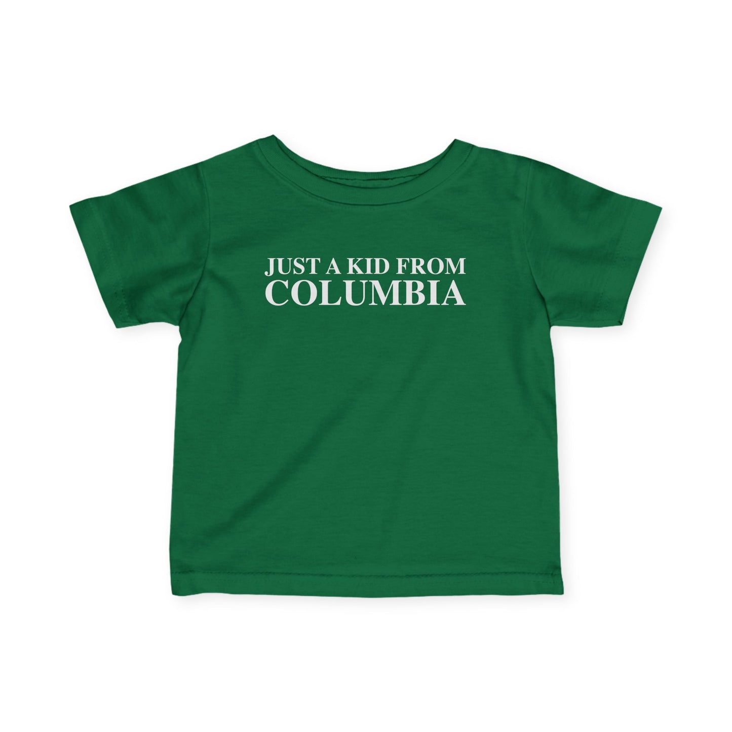 Just a kid from Columbia Infant Fine Jersey T-Shirt