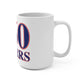 860 Storrs Red, White & Blue Mug 15oz