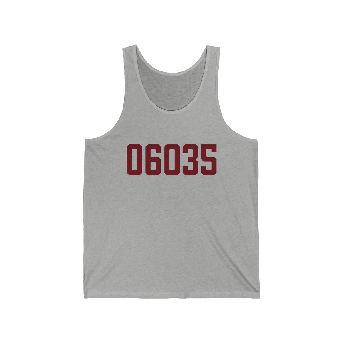 06035 Granby Connecticut Zip Code Unisex Jersey Tank Top