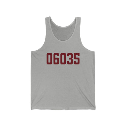 06035 Granby Connecticut Zip Code Unisex Jersey Tank Top