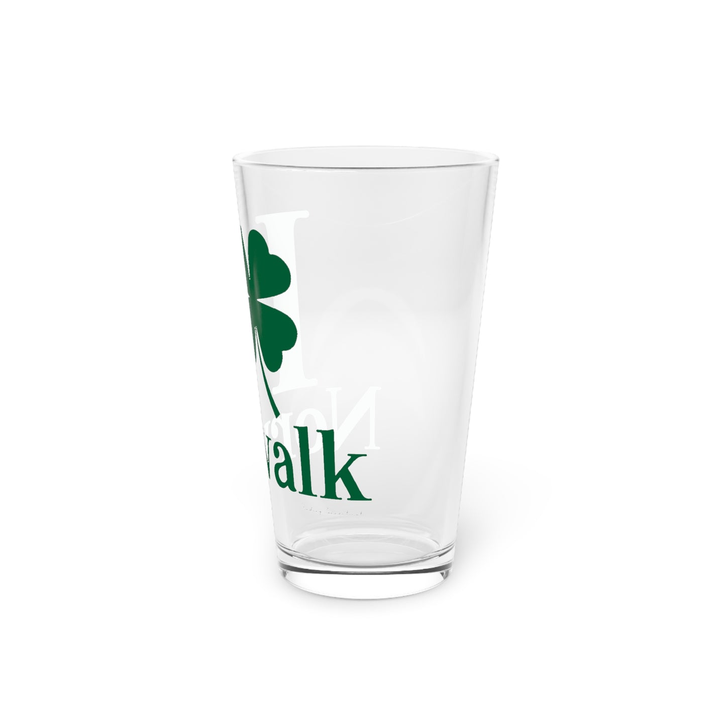 I Clover Norwalk Pint Glass, 16oz