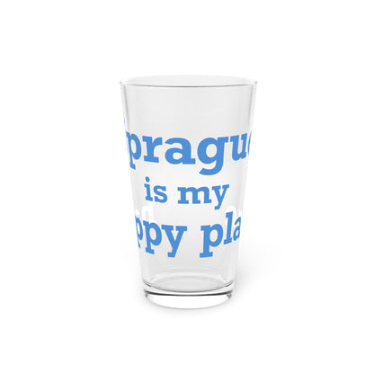 Sprague is My Happy Place Pint Glass, 16oz
