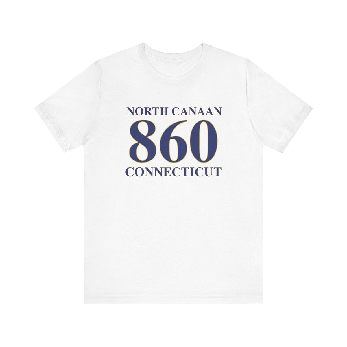 North Canaan 860 Connecticut Unisex Jersey Short Sleeve T-Shirt