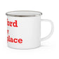 Branford is My Happy Place Enamel Camping Mug