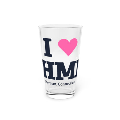 I Heart SHMN Pint Glass, 16oz