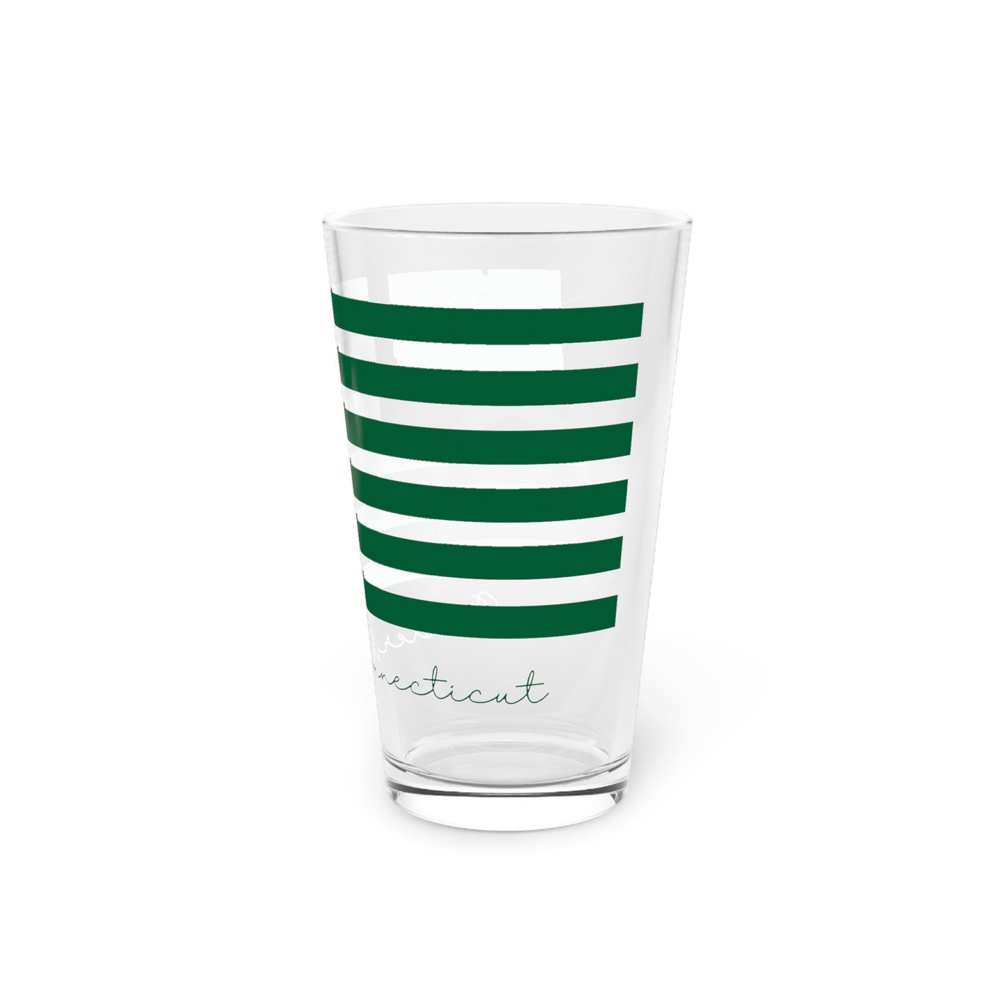 Chester Connecticut St. Patrick’s Day Flag Pint Glass, 16oz