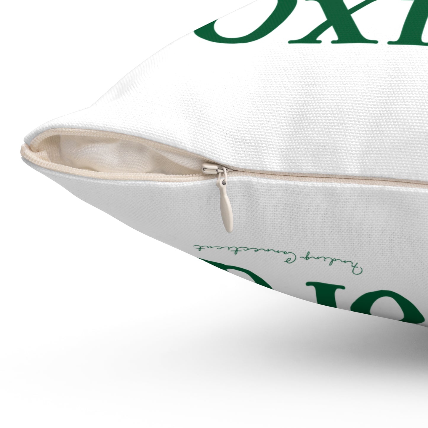 I Clover Oxford Spun Polyester Square Pillow