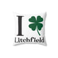 I Clover Litchfield Spun Polyester Square Pillow