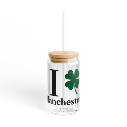 I Clover Manchester Sipper Glass, 16oz