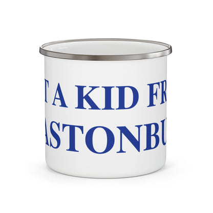 Just a kid from Glastonbury Camping Mug