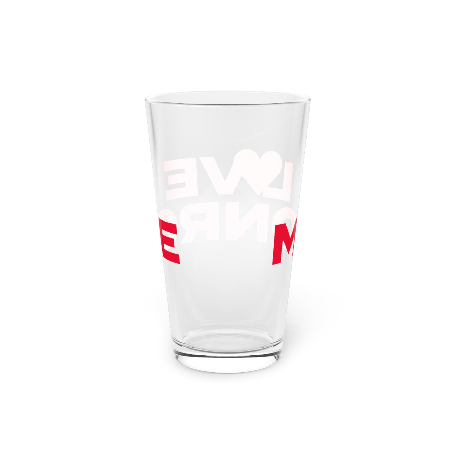 Love Monroe Pint Glass, 16oz