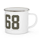 06068 Salisbury Connecticut Zip Code Enamel Camping Mug