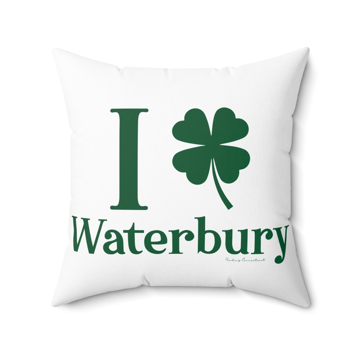 I Clover Waterbury Spun Polyester Square Pillow