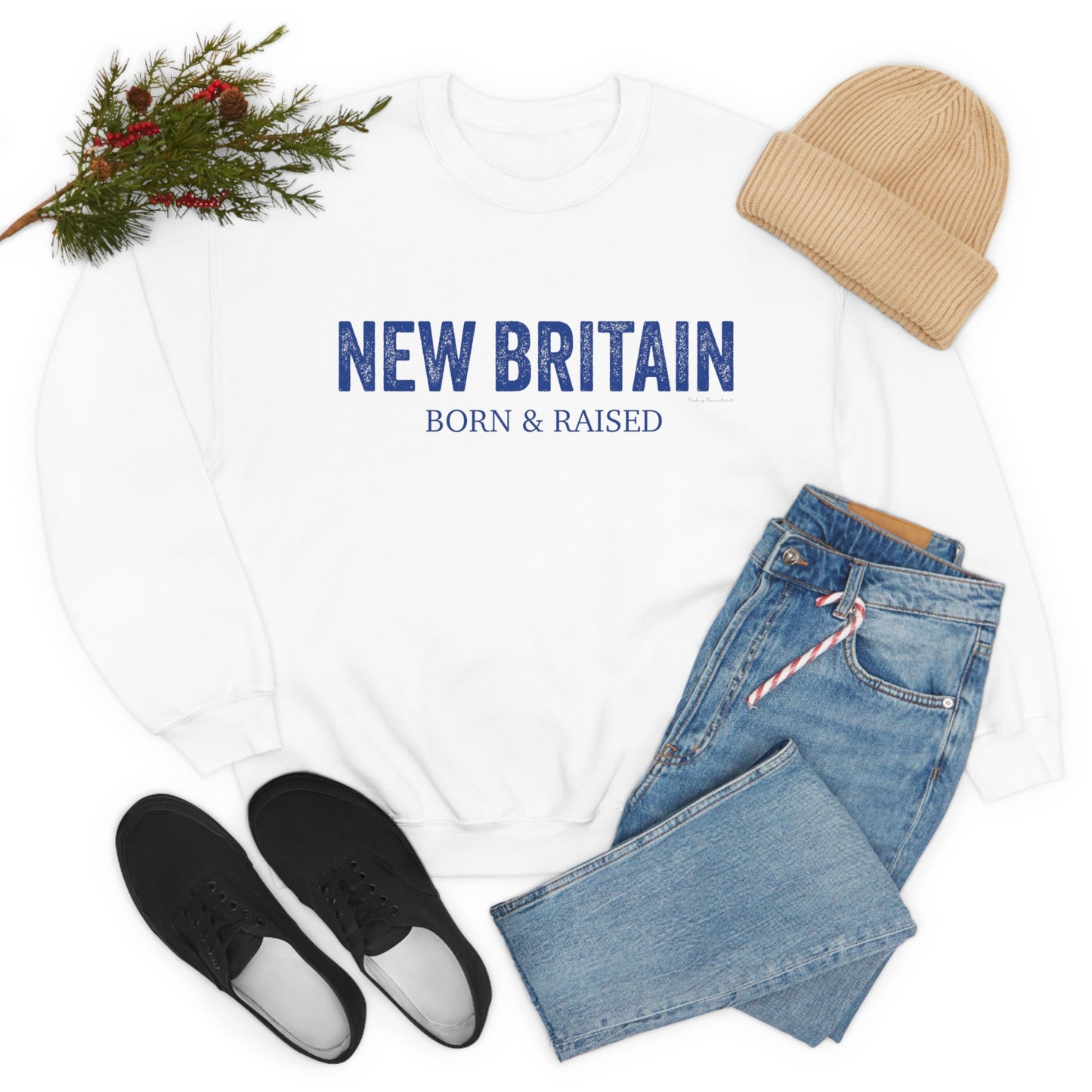 New Britain Born & Raised Unisex Heavy Blend™ Crewneck Sweatshirt